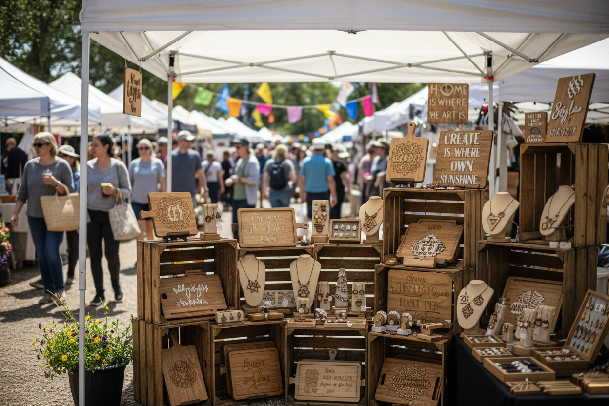 9 Steps to Sell Your Laser Art Locally & Profit