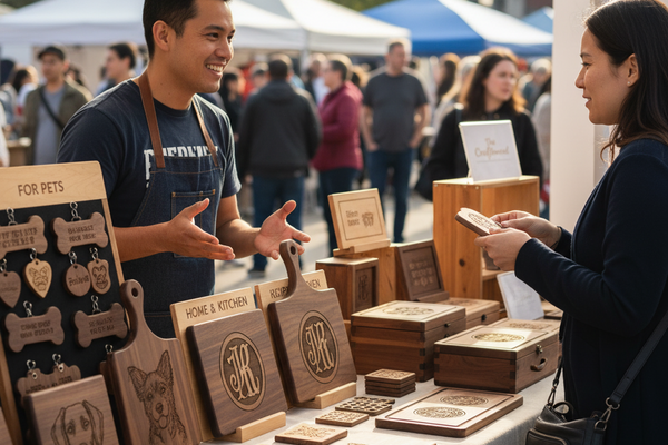 How do I market my laser engraving business?