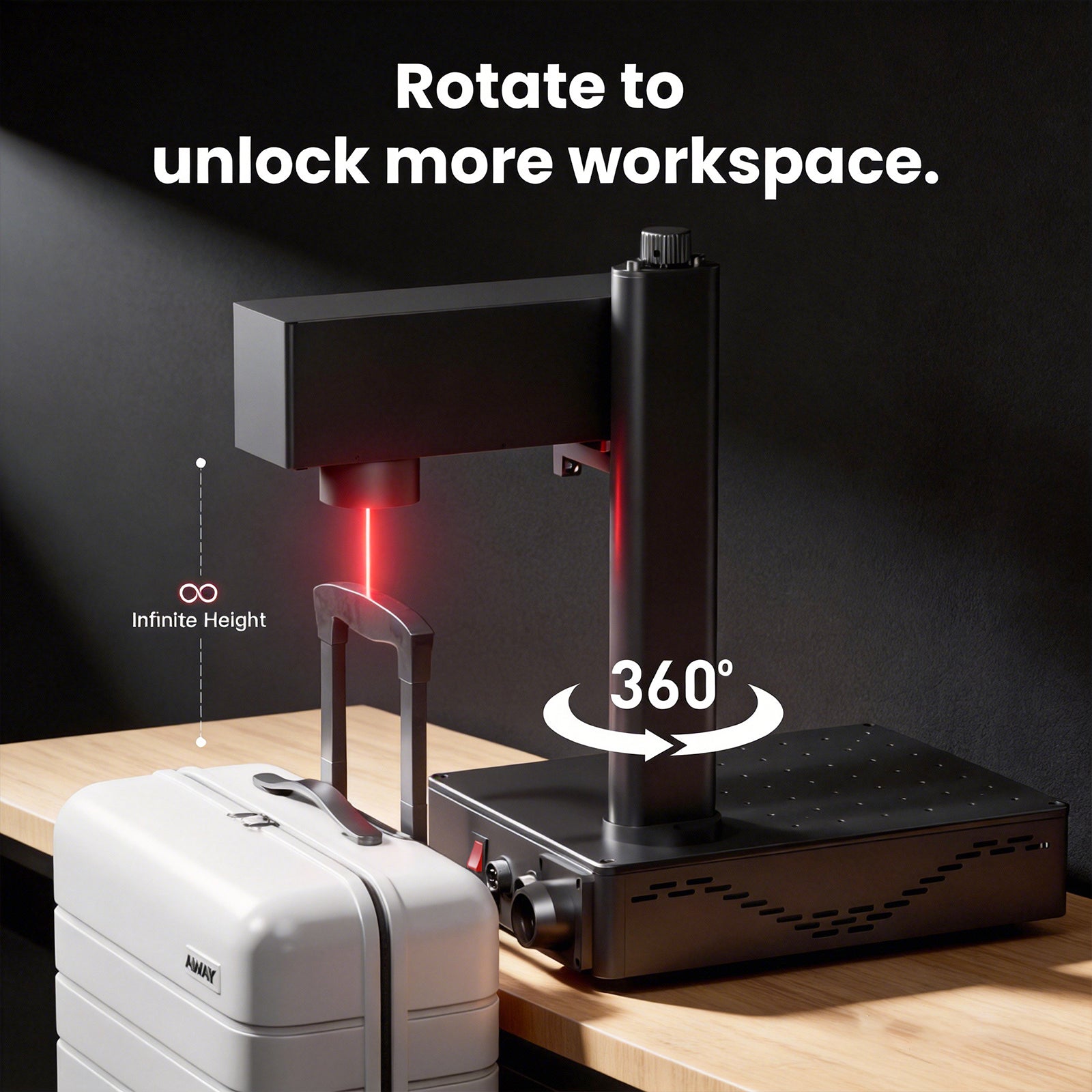 Mr.Carve S4-Mini Compact Fiber Laser Marking Machine