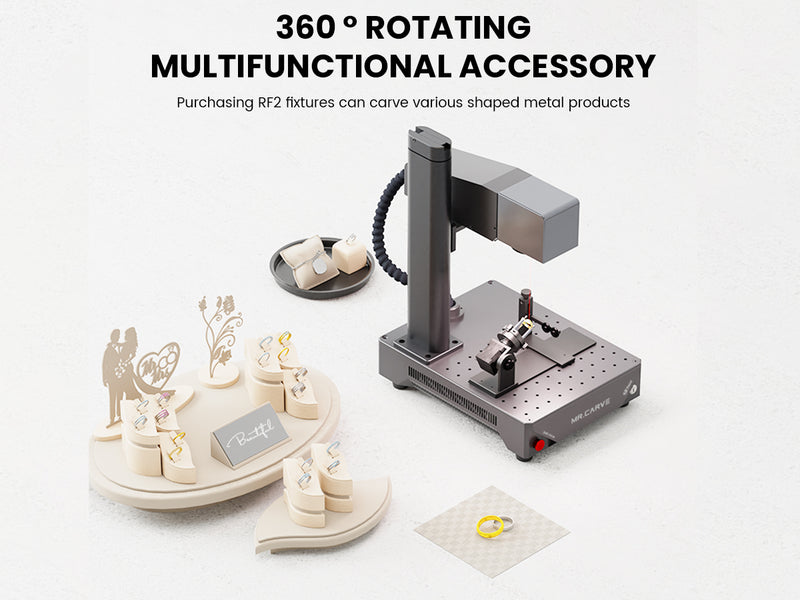 360° ROTATING MULTIFUNCTIONAL ACCESSORY
Purchasing RF2 fixtures can carve various shaped metal products