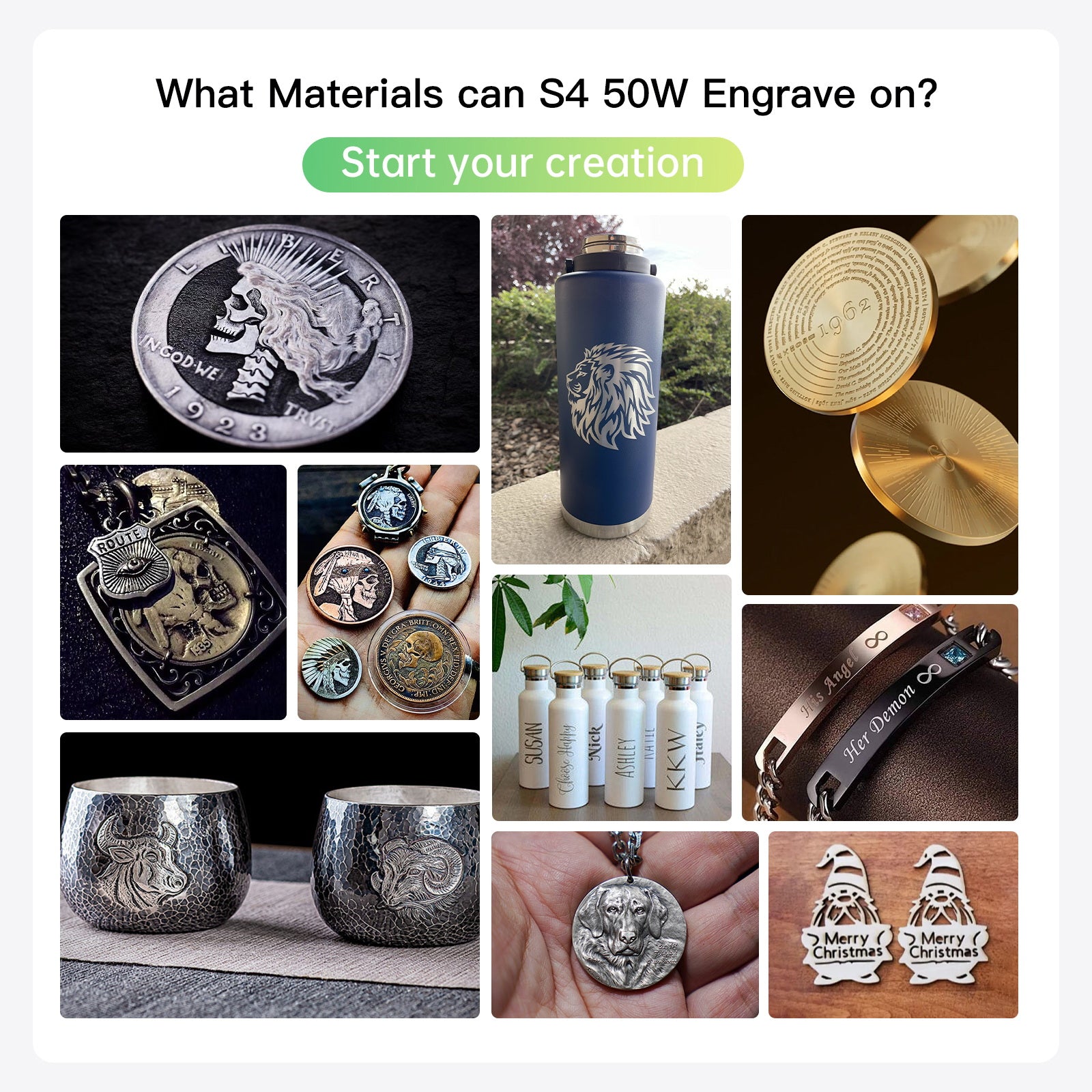 MR.CARVE S4 High Precision Fiber Laser Marking Machine