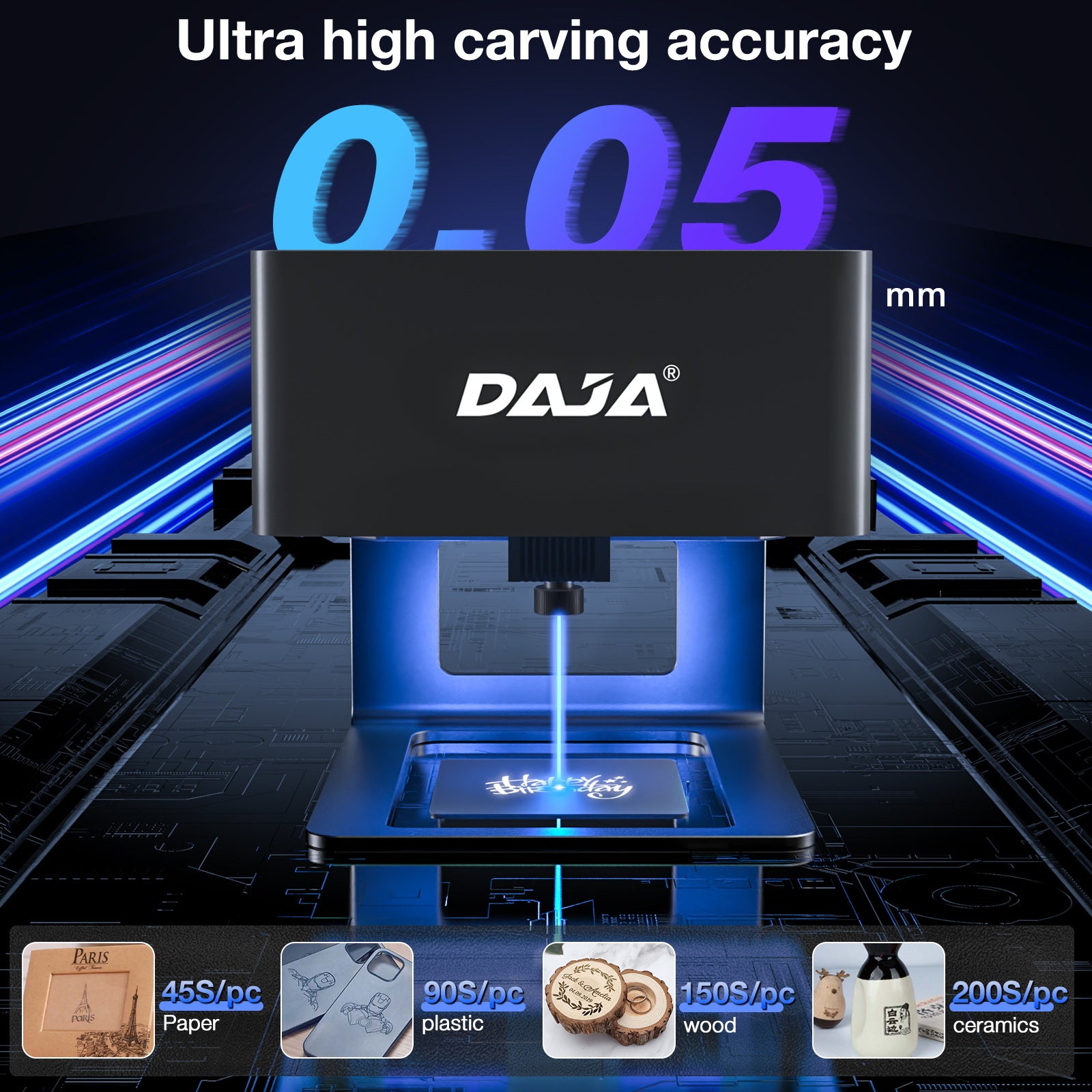 DAJA DJ6 Portable Laser Engraver Machine