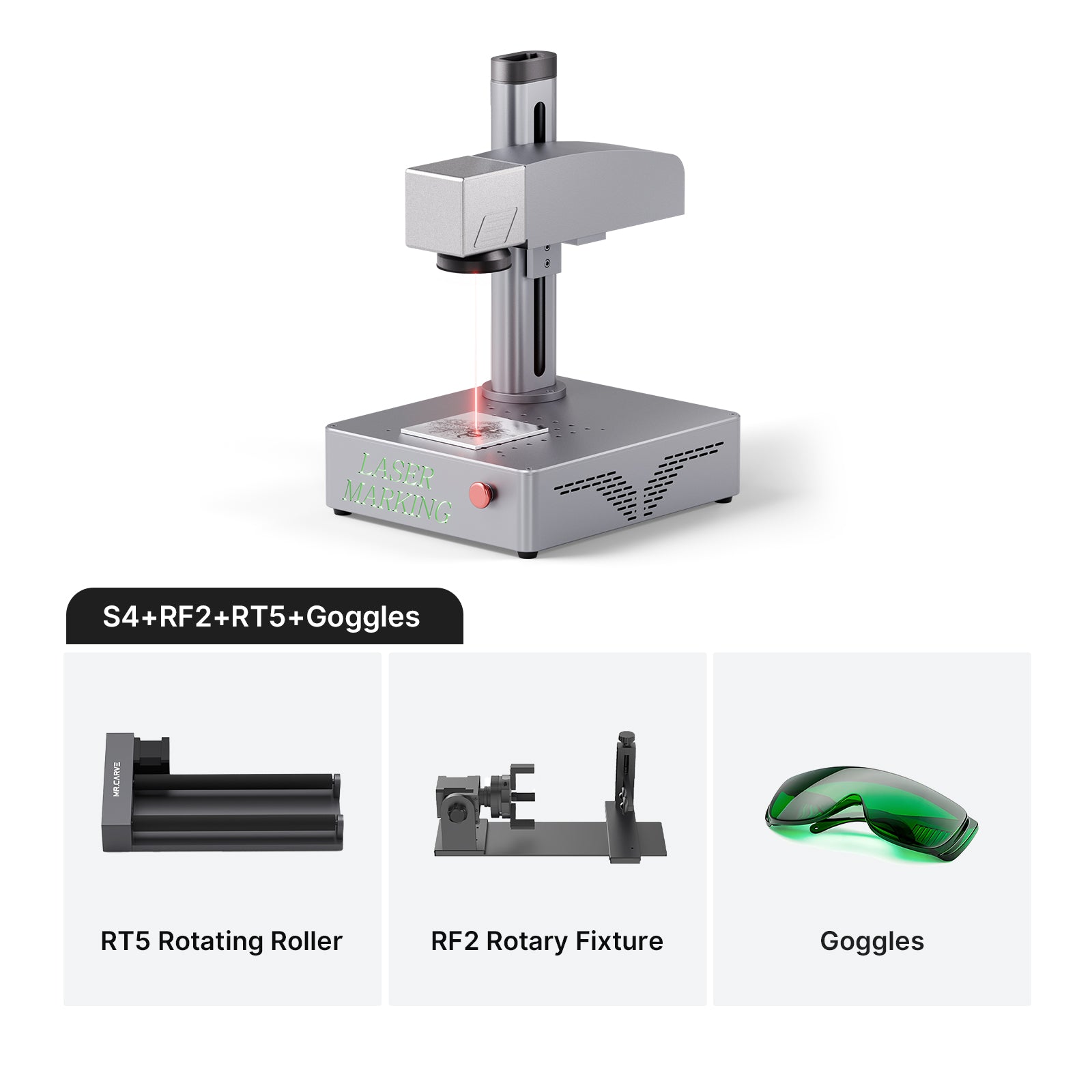 MR.CARVE S4 High Precision Fiber Laser Marking Machine