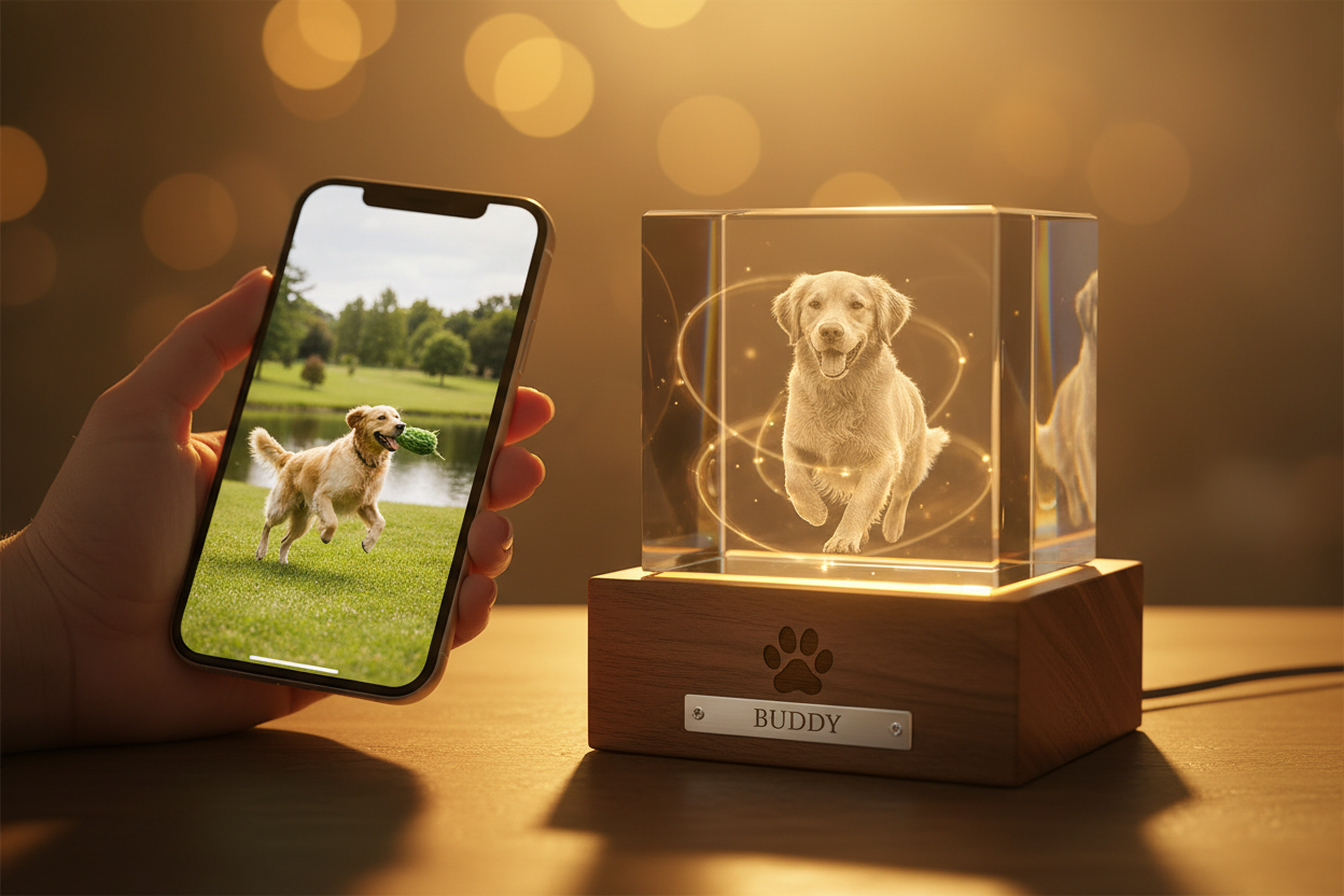 Sub-surface Engraving Crystal as Memory Gift: Capturing Life's Biggest Moments
