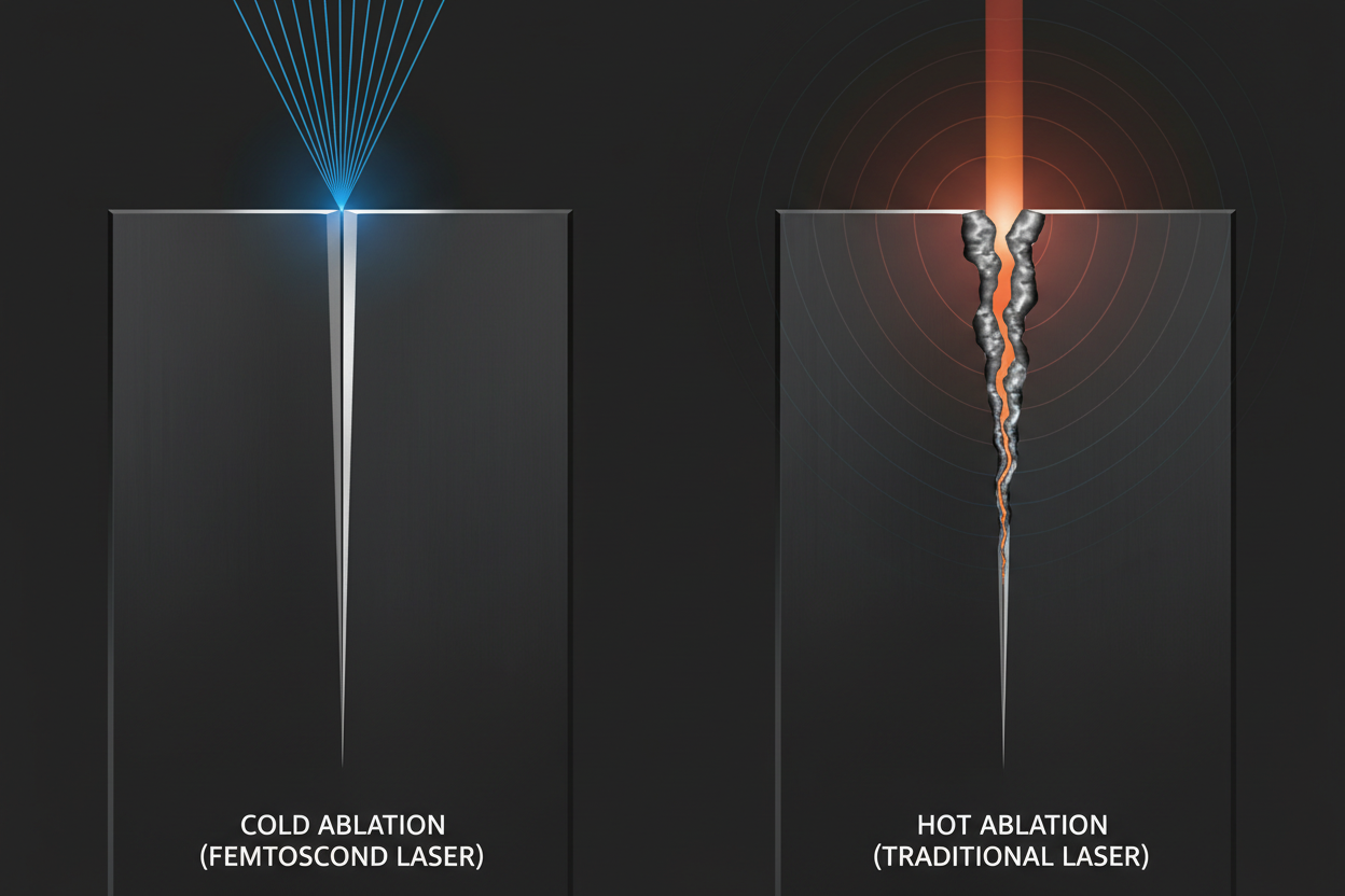5 Unrivaled Advantages of Femtosecond Lasers for Nanoscale Precision