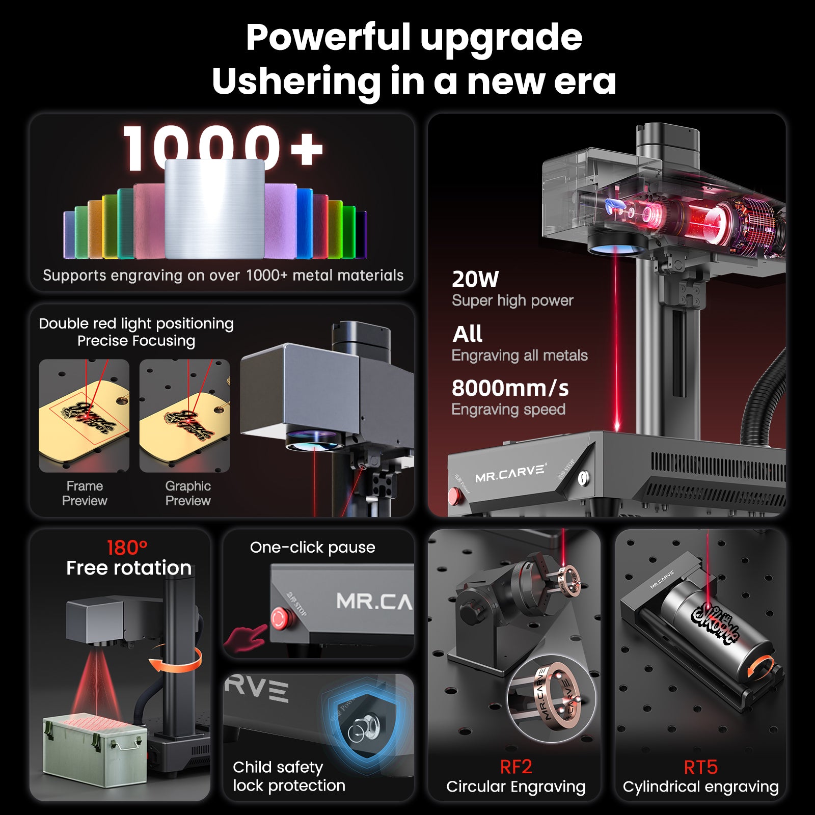 Mr.Carve M1 Ultra High Speed Fiber Laser Marking Machine