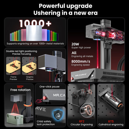 Mr.Carve M1 Ultra High Speed Fiber Laser Marking Machine