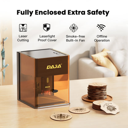 DAJA DJ6 Pro Enclosed Portable laser Engraving Machine
