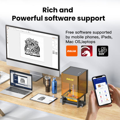 DAJA DJ6 Pro Enclosed Portable laser Engraving Machine