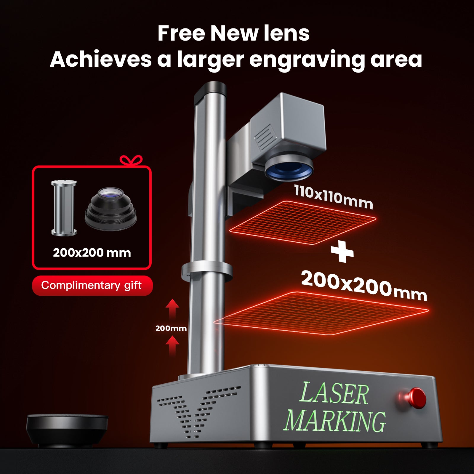 MR.CARVE S4 High Precision Fiber Laser Marking Machine