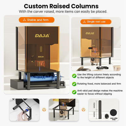 DAJA DJ6 Pro Enclosed Portable laser Engraving Machine