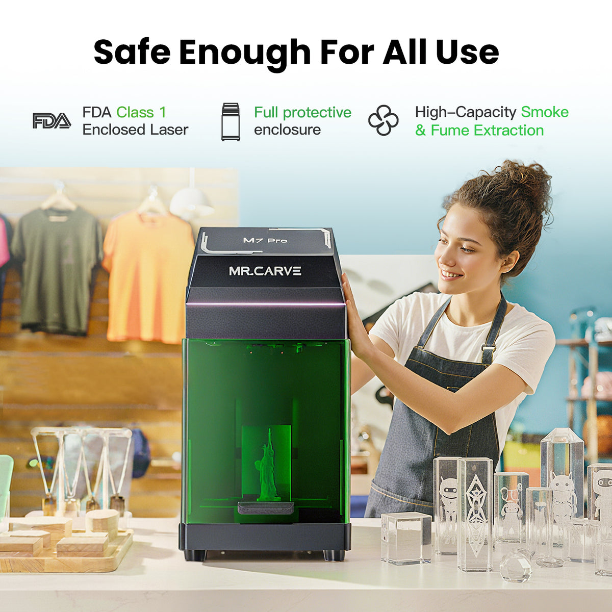 M7 Pro UV Laser Marking Machine – Mr Carve