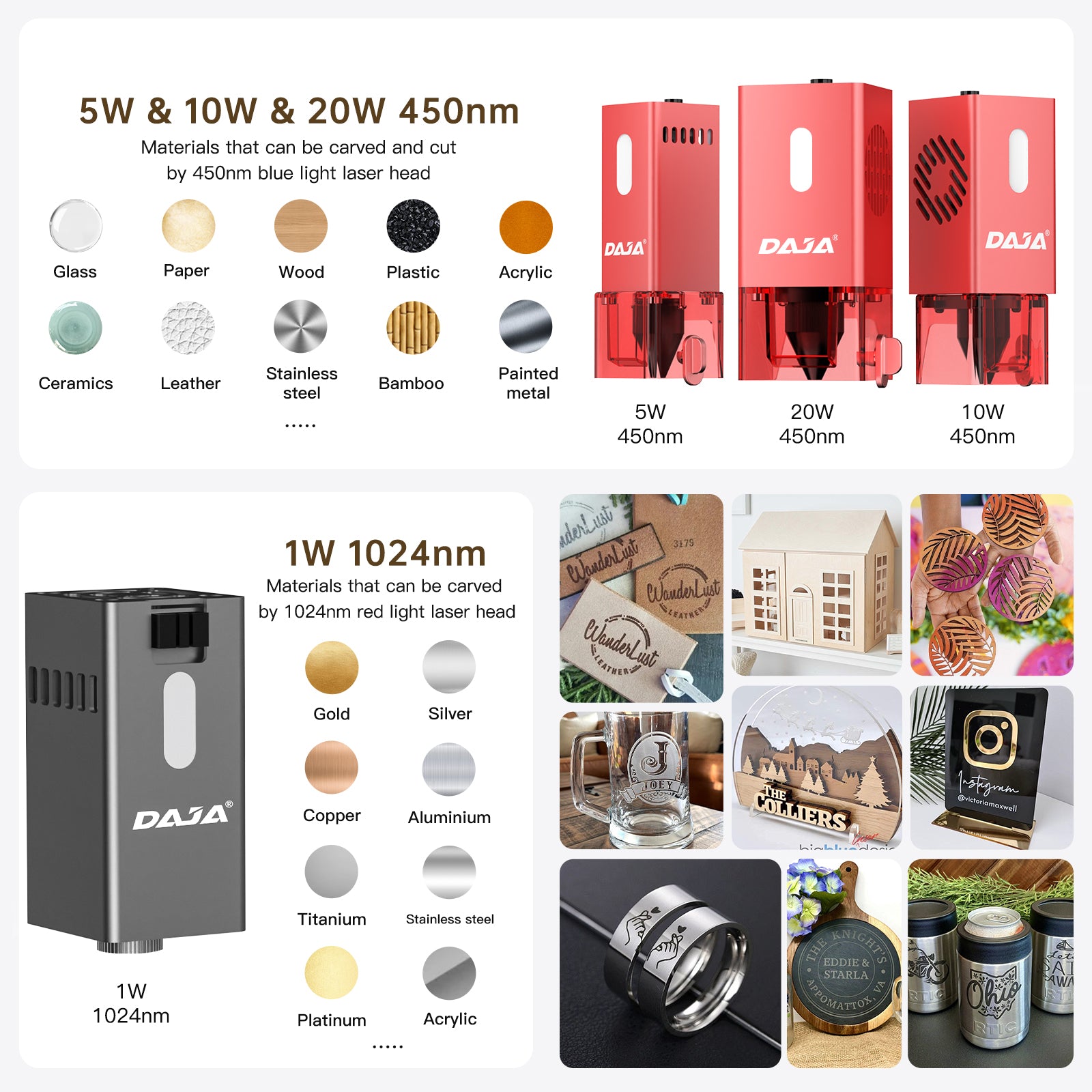 DAJA A6 Pro Enclosed Small Laser Engraving Machine
