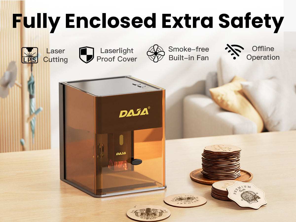 DAJA DJ6 Pro Enclosed Portable laser Engraving Machine – Mr Carve