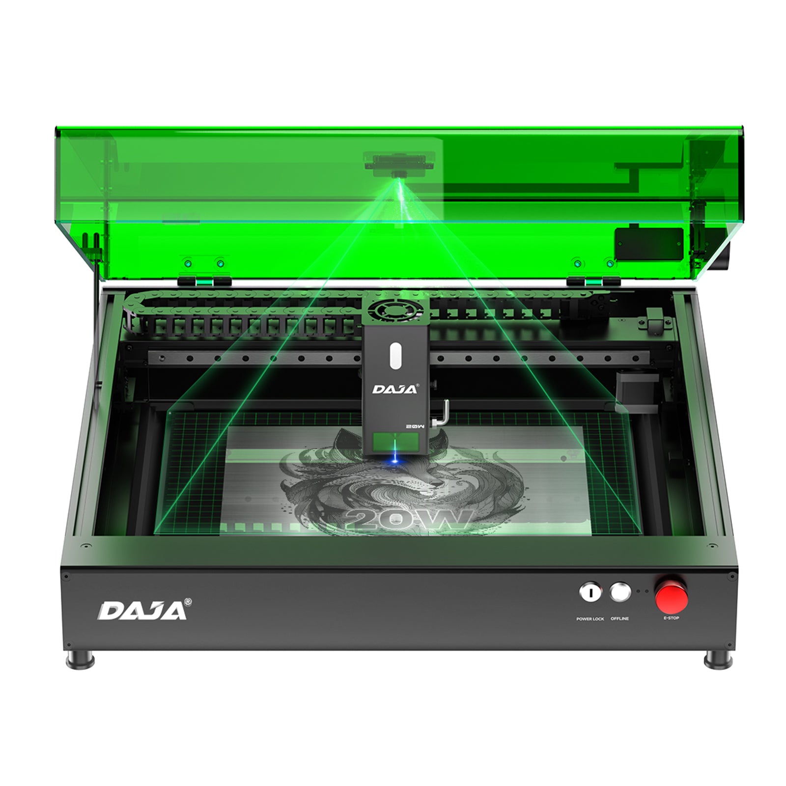 DAJA A8 Enclosure Desktop Laser Engraver – Mr Carve