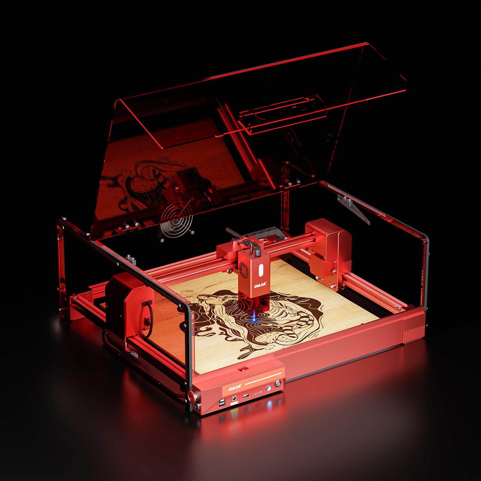 DAJA A6 Pro Enclosed Small Laser Engraving Machine