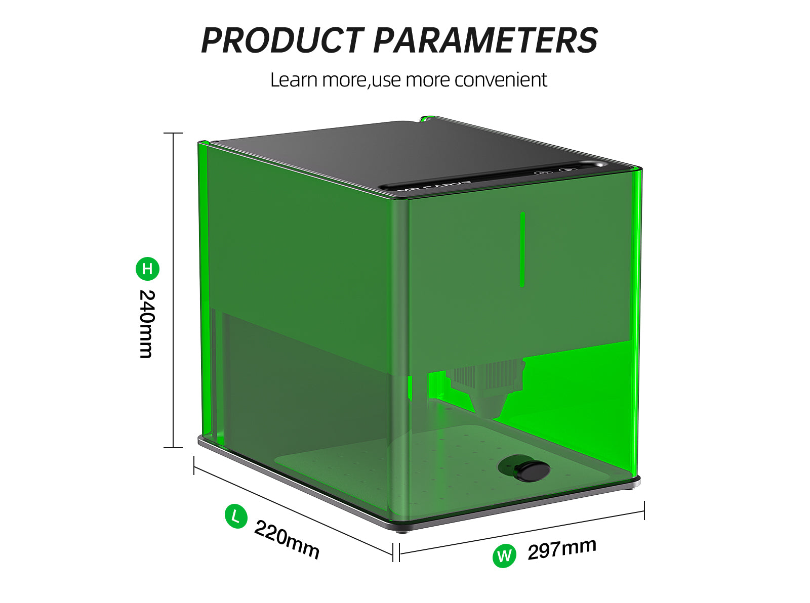 MR.CARVE V1 Portable Enclosed Laser Engraver