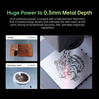 MR.CARVE S4-50W High-Power FIber Laser Marking Machine