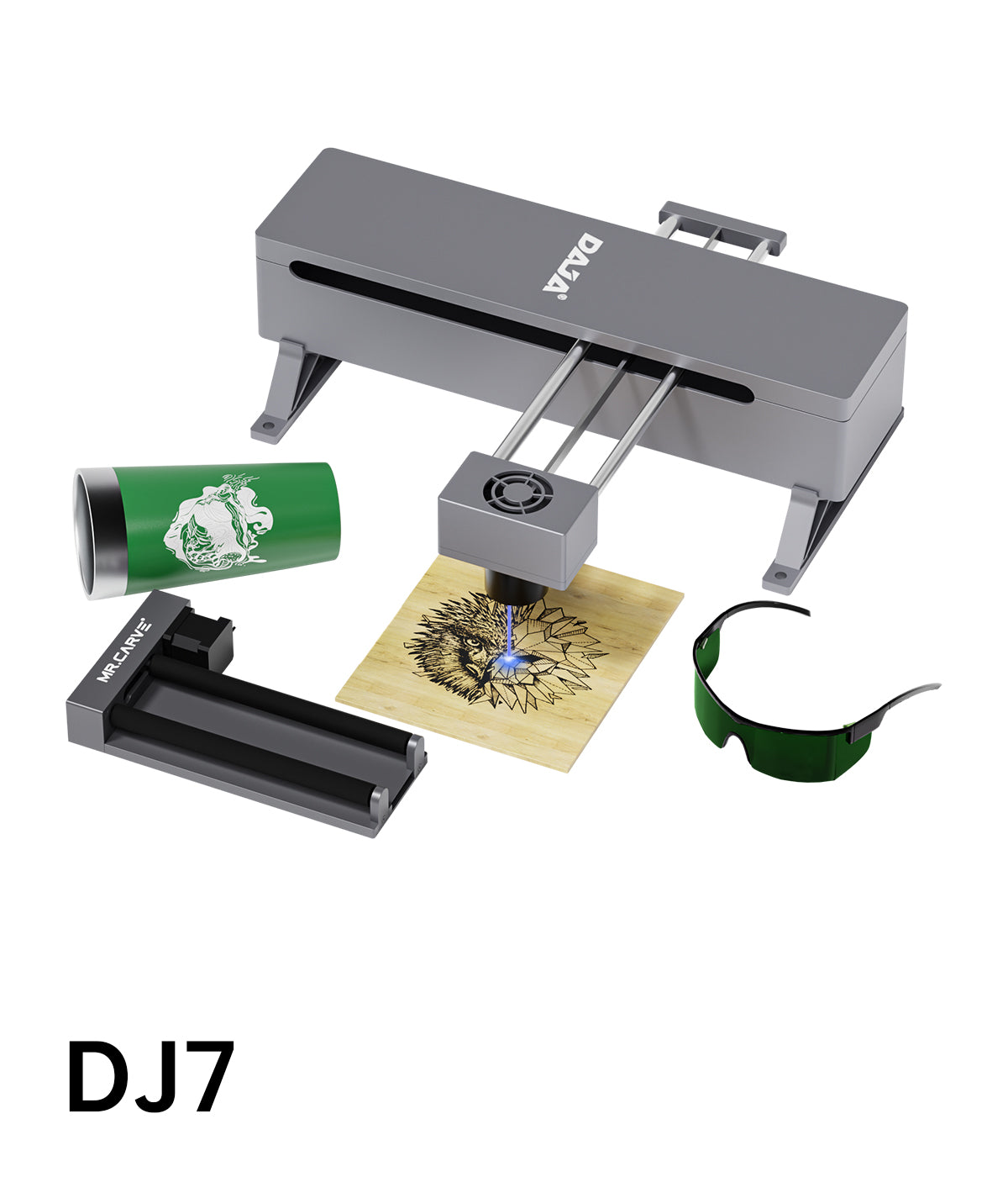 MR.CARVE DJ7 Small Laser Engraver Machine