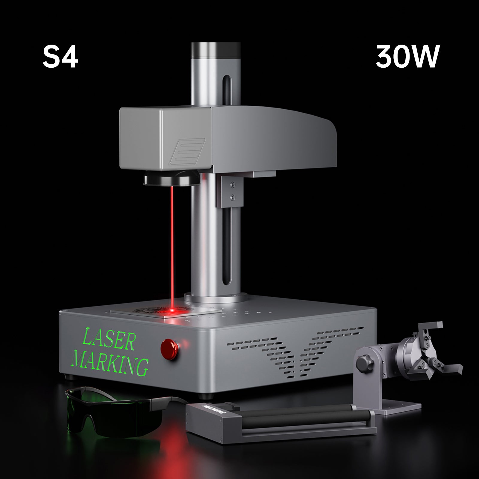 MR.CARVE S4-30W High Efficient Fiber Laser Marking Machine